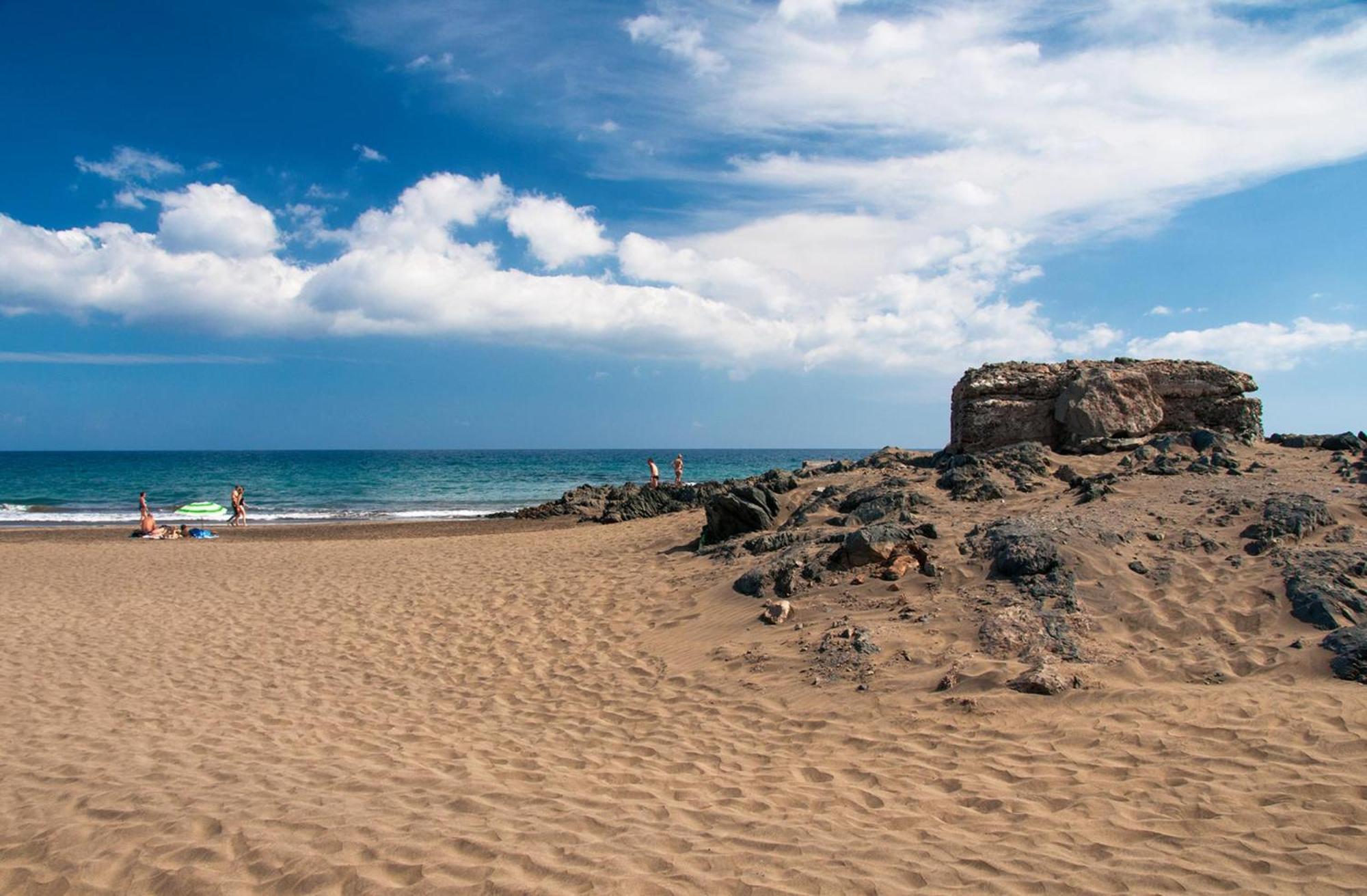 Beachfront Apartment Las Burras Mra 02 San Agustín 外观 照片